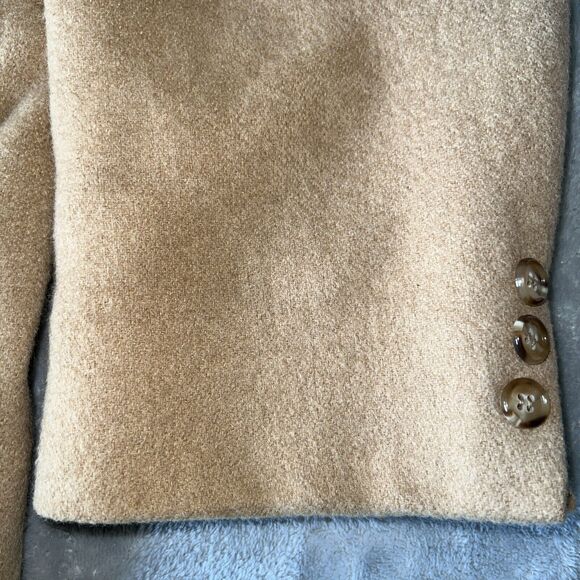 Joseph Richards Vintage 70s Mens 46R 100% Camel Hair USA Made Jacket Silk Lined - Picture 7 of 16